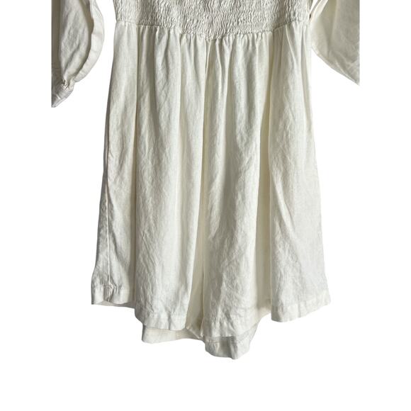 Free People Jen's Pirate‎ Booty Gwendolyn Playsuit Size Medium Cream White - Picture 3 of 8